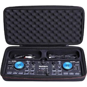 LTGEM EVA Hard Case for Numark DJ2GO2 Touch or Numark DJ2GO2 Pocket DJ Controller - Travel Protective Carrying Storage Bag