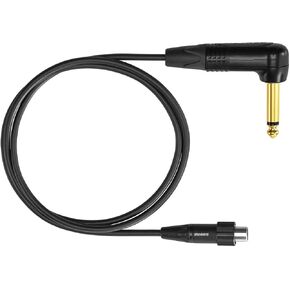 Shure WA303 2' Standard Guitar Cable with 1/4" Connector on Each End (Pack of 2) in Saudi Arabia