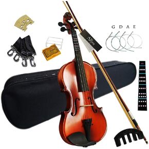 اليس كمان من الخشب الصلب مصمم للمبتدئين/الطلاب مع هيكل صلب من الصنوبري (4/4/حجم كامل) in Kuwait