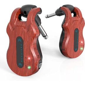 Sumina Wireless Guitar System Audio Digital Guitar Receiver مدمج ببطارية قابلة لإعادة الشحن 100 قدم in Kuwait