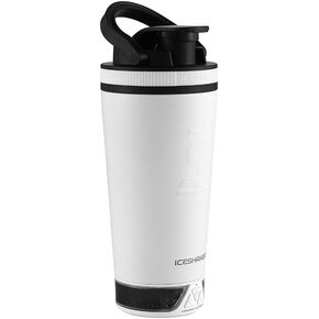 Ice Shaker, 20oz BumpBoxx Speaker Bottle - White - Made with High Quality, Kitchen Grade Stainless Steel, Double Wall Vacuum Insulated, 6+ Hours of Bluetooth Connectivity Speaker in Kuwait