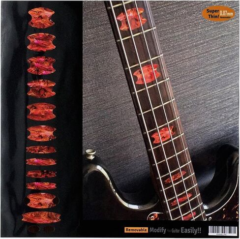 Jakamoto Oval Crown Block Base Position Mark Musical Instrument Inlay Sticker (MX) FB-298OC-MX in Saudi Arabia