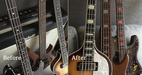 Jakamoto Oval Crown Block Base Position Mark Musical Instrument Inlay Sticker (MX) FB-298OC-MX in Saudi Arabia
