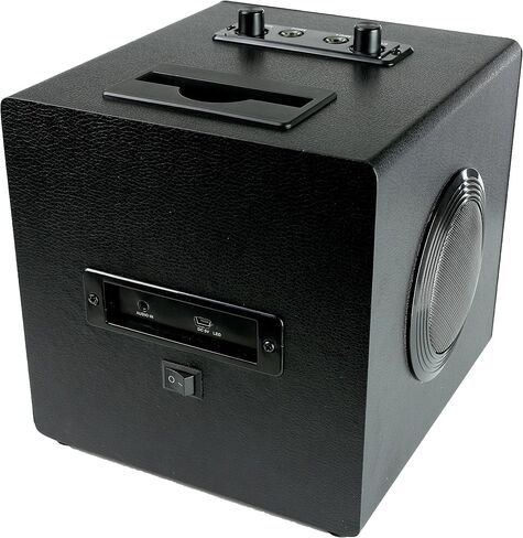 RockJam SingCube 10 Watt Rechargeable Bluetooth Lights, Microphone and Voice Changer, 10W Karaoke Machine (RJPS100) in Saudi Arabia