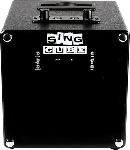 RockJam SingCube 10 Watt Rechargeable Bluetooth Lights, Microphone and Voice Changer, 10W Karaoke Machine (RJPS100) in Saudi Arabia
