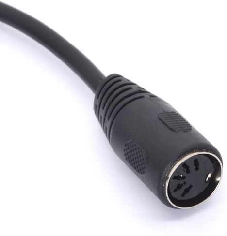 GLHONG MIDI Y Splitter Cable Adapter, Din 5 Pin Female Jack to Dual 2 Male Plug Socket MIDI Cable for MIDI Mixers,MIDI Keyboards,Music Mixers Electronic Pianos in Saudi Arabia