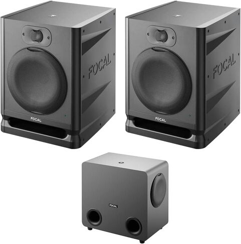 Focal Alpha 80 Evo Active 8" Studio Monitor (Pair) Bundle Sub One Active Dual 8" Subwoofer in Saudi Arabia