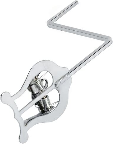 Jiayouy Nickel-Plated Saxophone Marching Lyre Music Sheet Clip for Alto Tenor Saxophone Silver in Saudi Arabia