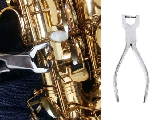 Sax Repair Tools Spring Needle Pliers Installation Tool for Flute Clarinet Saxophone Woodwind Instrument - Stainless Steel in Saudi Arabia