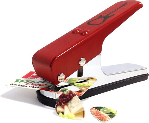 Pick-a-Palooza DIY Guitar Pick Punch مع حامل سلسلة مفاتيح جلدية - أسود in Saudi Arabia