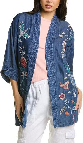 3J Workshop by Johnny Was womens Embroidered Kimono in Saudi Arabia