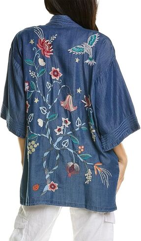 3J Workshop by Johnny Was womens Embroidered Kimono in Saudi Arabia