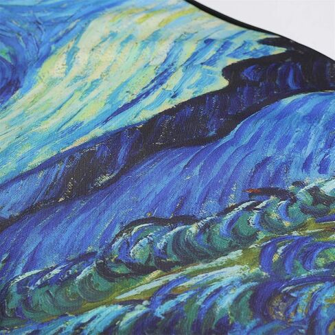 Longteam Van Gogh The Starry Night Guitar Case 10mm Sponge Portable Acoustic Classical Guitars Bag Bass Backpack Gig Bag with Accessory Storage Pocket (40/41 Inch, The Starry Night) in Saudi Arabia