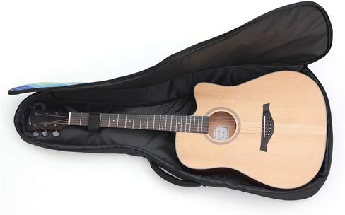 Longteam Van Gogh The Starry Night Guitar Case 10mm Sponge Portable Acoustic Classical Guitars Bag Bass Backpack Gig Bag with Accessory Storage Pocket (40/41 Inch, The Starry Night) in Saudi Arabia