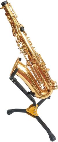 حامل ألتو/تينور ساكس - قابل للطي (12") & قابل للتعديل - تصميم قاعدة مثلثة من KUWAN in Kuwait