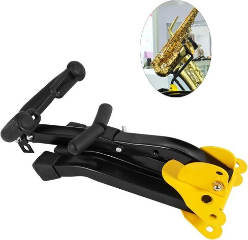 حامل ألتو/تينور ساكس - قابل للطي (12") & قابل للتعديل - تصميم قاعدة مثلثة من KUWAN in Kuwait