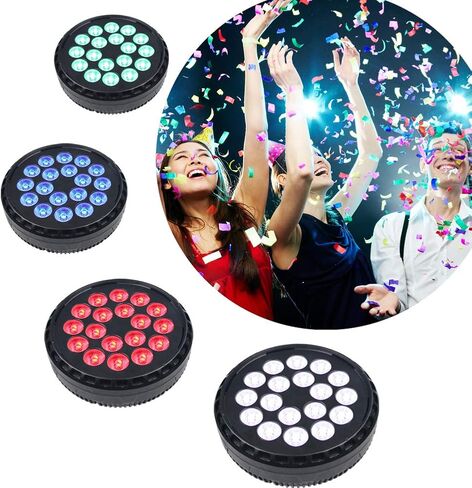 أضواء المسرح LED، 72 وات أضواء بارعة عالية السطوع DJ Disco Up إضاءة المسرح ضوء الصوت المنشط ستروب RGB يمكن أن تضيء مع جهاز تحكم عن بعد وDMX متوافق مع 7 قنوات 7 وضع لعرض بار نادي الزفاف in Kuwait