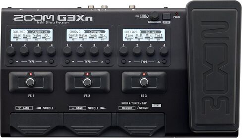 Zoom G3Xn Guitar Multi-Effects Processor with Expression Pedal, With 70+ Built-in Effects, Amp Modeling, Stereo Effects, Looper, Rhythm Section, Tuner in Saudi Arabia