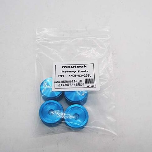 mxuteuk 4pcs Black Guitar Knobs Aluminum Alloy Potentiometer Control knurled Knob Volume Audio Electric Guitar Bass Screw Type 25 x 15.5mm (d*h) KNOB-03-25BK in Saudi Arabia