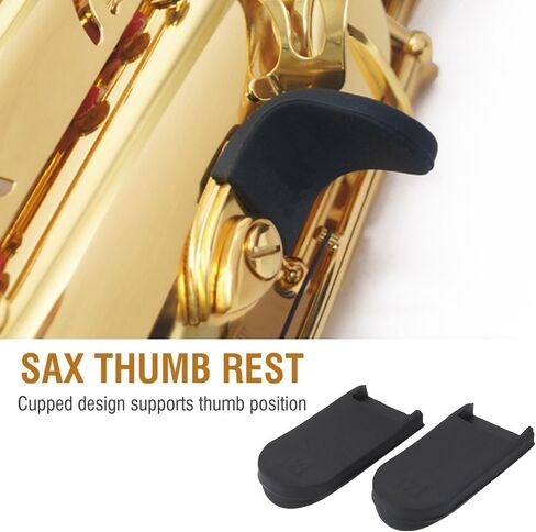 VGEBY 2Pcs Saxophone Thumb Rest Rubber Cushion Sax Instruments Accessories in Saudi Arabia