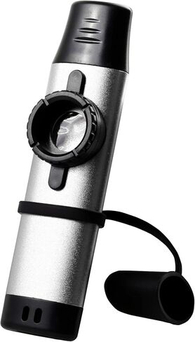 كازو معدني عالي الأداء من MEELAND Kazoo مناسب للاستخدام مع الجيتارات والقيثارة وغيرها من الأدوات، مكان سهل تعلم الآلات الموسيقية kazoo /5 مزامير بديلة تتضمن/أزرق (فضي) in Kuwait