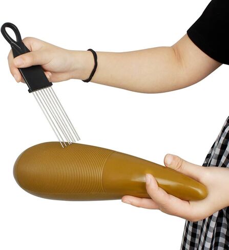 Ciieeo Guiro Lp Salsa Guiro Latin Percussion Instrument Shaker Training Tool with Scraper Noisemaker Musical Early Education Learning for Party Plastic Guiro Lp in Saudi Arabia