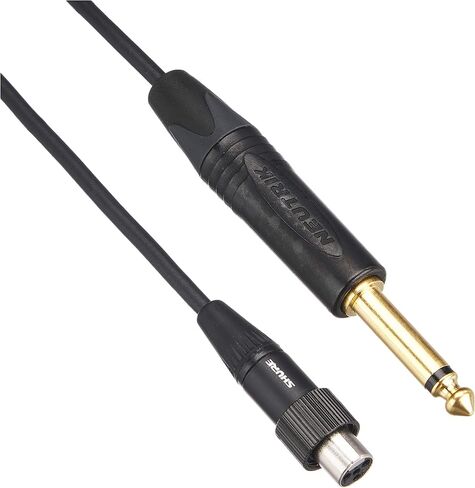 Shure WA303 2' Standard Guitar Cable with 1/4" Connector on Each End (Pack of 2) in Saudi Arabia