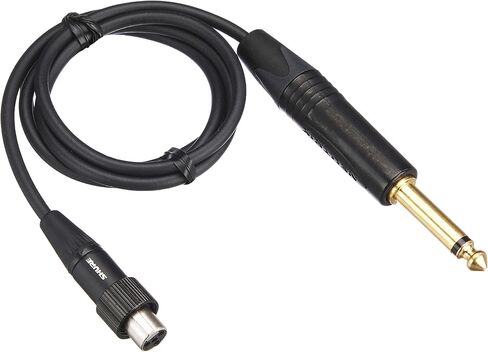 Shure WA303 2' Standard Guitar Cable with 1/4" Connector on Each End (Pack of 2) in Saudi Arabia