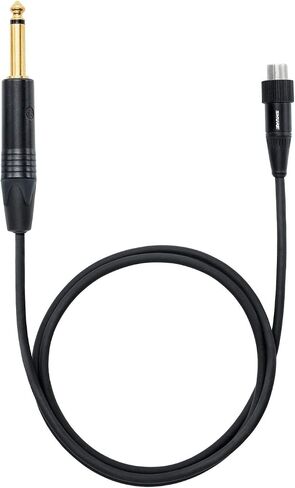 Shure WA303 2' Standard Guitar Cable with 1/4" Connector on Each End (Pack of 2) in Saudi Arabia