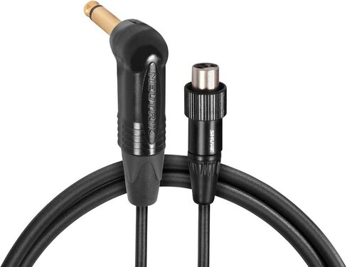 Shure WA303 2' Standard Guitar Cable with 1/4" Connector on Each End (Pack of 2) in Saudi Arabia