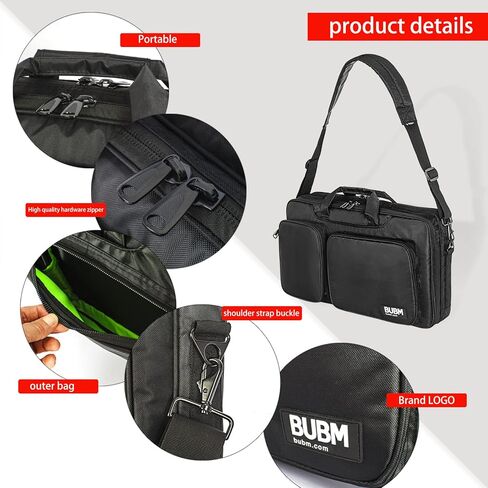 BUBM شنطة واقية مناسبة لجهاز التحكم بايونير دي دي جيه لايت اس بي 2 3 اس بي 2 دي جيه 400 دي جيه ار بي، شنطة سفر SB3 (اصدار محدث) in Kuwait