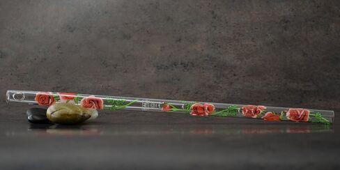 فلوت كريستال القاعة 11709 - فلوت زجاجي مضمن باللون G - التنين الأبيض in Kuwait