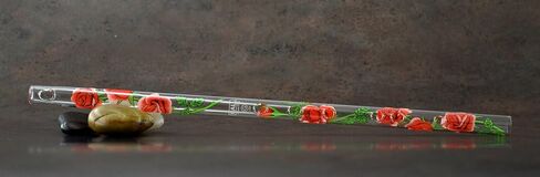 فلوت كريستال القاعة 11709 - فلوت زجاجي مضمن باللون G - التنين الأبيض in Kuwait