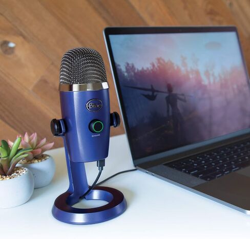 ميكروفون USB Blue Yeti Nano Premium للتسجيل والبث - أزرق زاهي (متجدد) in Saudi Arabia