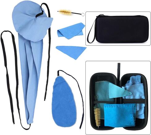 Luvay Saxophone Cleaning Care kits with Case (EVA Box) for Clarinet, Flute and Wind & Woodwind instrument in Kuwait