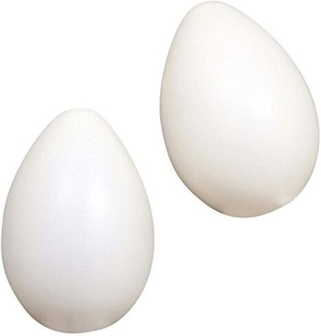 Latin Percussion LP004-GLO Glow In Dark Egg Shakers 1Pr, White in Kuwait