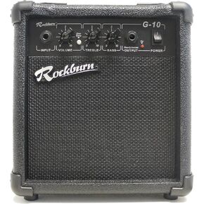 Rockburn 10 Watt Amplifier for Electric Guitar with Overdrive, EQ Controls & Carry Handle (BC-10S-BK) in Saudi Arabia