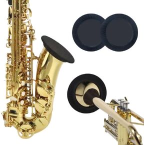 أغطية أجراس الآلات الموسيقية Libretto (4-5 بوصات)، قطعتان، قابلة لإعادة الاستخدام، قابلة للغسل، نسيج متين عالي الجودة. تأتي مع حقيبة بسحاب صديقة للبيئة - مثالية للبوق، وألتو ساكس، وباس كلارينيت! in Kuwait