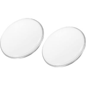 MECCANIXITY 6 Inch Drum Head Drum Skin Sound Controlled PET Material, Beige, Pack of 2
