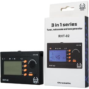 Rhythm Metronome Tuner, 3 In 1 Digital Metronome Tuner Tone Generator for Guitar, Bass, Violin, Ukulele and Chromatic,Clarinet, Trumpet, Flute, Tuners for All Instruments in Kuwait