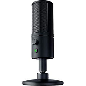 Razer Seiren X: Supercardiod Pick-Up Pattern - Condenser Mic - Built-In Shock Mount - Professional Grade Streaming Microphone - RZ19-02290100-R3U1 (Renewed) in Saudi Arabia