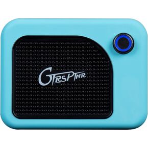 Guitar Amp Mini Portable Amplifier 5 Watt for Electric Guitar Rechargeable Support Bluetooth Connection with Mobile Devices Black