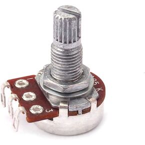 Healifty A25K Mini Long Knurled Split Shaft Guitar Potentiometers Shaft Volume and Tone Controls in Kuwait