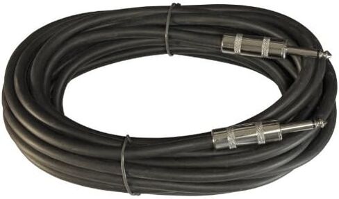 Yovus 25 قدم 1/4 إلى 1/4 مقبس أحادي 12 مقياس GA AWG كابل مكبر الصوت لمكبرات الصوت PA DJ in Kuwait