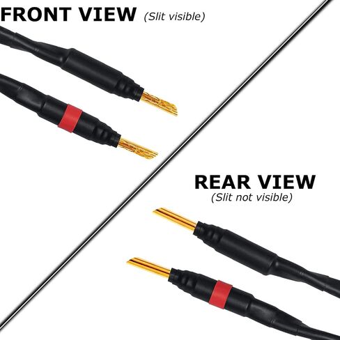 WORLDS BEST CABLES 12 Foot - Canare 4S11 – Audiophile Grade - HiFi Star-Quad Speaker Cable Pair with Eminence Gold Banana Connectors in Saudi Arabia