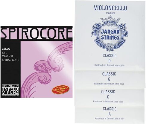مجموعة أوتار التشيلو من Thomastik-Infeld S31 Spirocore مقاس 4/4 in Kuwait