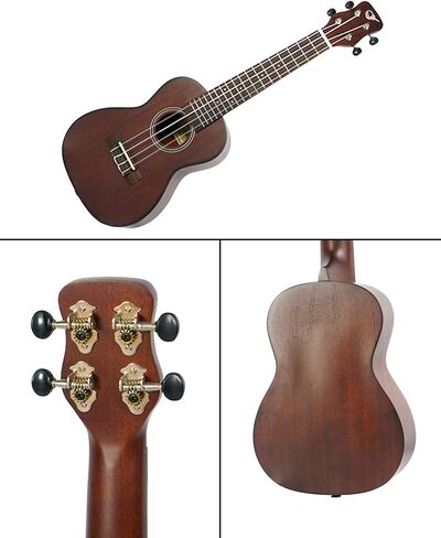 Journey Instruments Meranti Concert Travel Ukulele – UC770CE السفر بحجم الحفلة الموسيقية القيثارة – أفضل أفضل الآلات الموسيقية لرحلات الطريق – حقيبة القيثارة للسفر in Kuwait