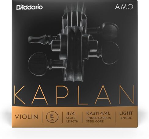 D'Addario Kaplan Amo Violin String - Single A String - KA312 4/4M - Violin Strings - 4/4 Scale, Medium Tension in Kuwait