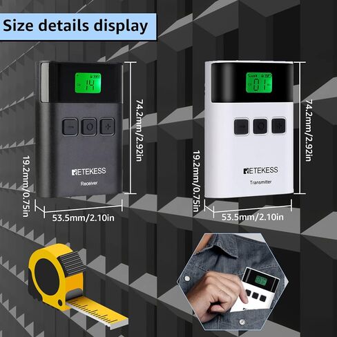 Retekess TT122 Translation Equipment, Tour Guide System Wireless, 492ft, 36 Channels, Plant Tour Headsets, Interpretation Equipment for Tour, Museum(1 Transmitter 6 Receivers) in Saudi Arabia