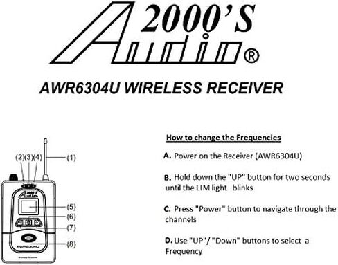 نظام مراقبة الصوت داخل الأذن Audio2000 (AWM6304U) in Kuwait